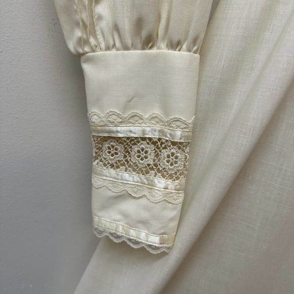 Vintage Gunne Sax Romantic Renaissance Bridal Collection Wedding Dress & Bloomer - Picture 12 of 16